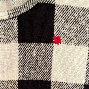 Lucky Brand Black and White Plaid Pajama Set